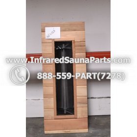 WOOD BENCHS + HEATERS - HEMLOCK WOOD BENCH + HEATHER + BLACK COVER ( 40" x 15.8" ) 2