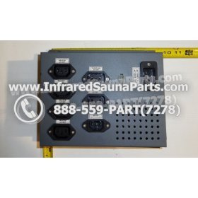 COMPLETE CONTROL POWER BOX WITH CONTROL PANEL - COMPLETE CONTROL POWER BOX  INFRARED SAUNA 110v 120v WITH ONE CONTROL PANEL UNIVERSAL 4