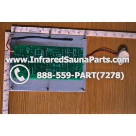 CIRCUIT BOARDS WITH  FACE PLATES - CIRCUIT BOARD WITH FACE PLATE FED INTERNATIONAL INFRARED SAUNA 12092007 MANUAL ON OFF SWITCH 5