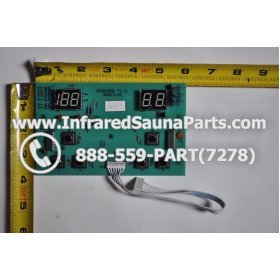 CIRCUIT BOARDS WITH  FACE PLATES - CIRCUIT BOARD WITH FACEPLATE ZENAWAKENING INFRARED SAUNA NYSN3DB F1.3 WITH WIRE 5