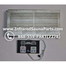 COMPLETE CONTROL POWER BOX WITH CONTROL PANEL - COMPLETE CONTROL POWER BOX HOTWIND INFRARED SAUNA STYLE 2 WITH ONE CONTROL PANEL 1