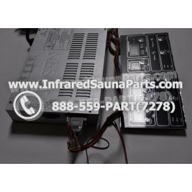 COMPLETE CONTROL POWER BOX WITH CONTROL PANEL - COMPLETE CONTROL POWER BOX VIDAL INFRARED SAUNA STYLE 3 WITH TWO CONTROL PANELS 2