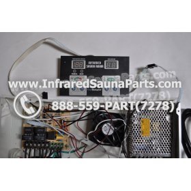 COMPLETE CONTROL POWER BOX WITH CONTROL PANEL - COMPLETE CONTROL POWER BOX PRECISION THERAPY INFRARED SAUNA STYLE 1 WITH ONE CONTROL PANEL 16