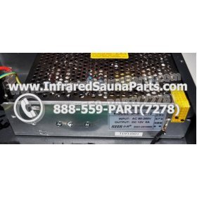 COMPLETE CONTROL POWER BOX 110V / 120V - COMPLETE CONTROL POWER BOX 110V / 120V WITH 8 CIRCUIT BOARD PINS SAUNA KING INFRARED SAUNA 7
