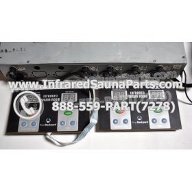 COMPLETE CONTROL POWER BOX WITH CONTROL PANEL - COMPLETE CONTROL POWER BOX LONGEVITY INFRARED SAUNA STYLE 2 WITH TWO CONTROL PANELS 3