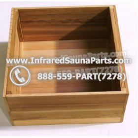 WOOD STEREO HOUSINGS - HEMLOCK WOOD BOX FOR UNIVERSAL COMPLETE CONTROL POWER BOX 1