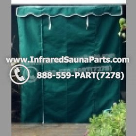 Mineral - RAIN COVER FOR 1 PERSON INFRARED SAUNA IN MINERAL FINISH 1