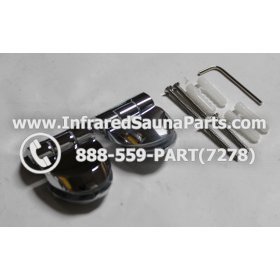 DOOR HINGES - GLASS DOOR HINGE STYLE 6 COMPLETE SET 1