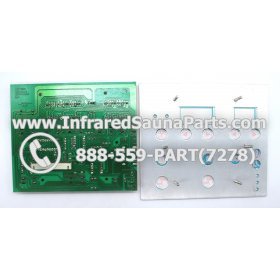 CIRCUIT BOARDS WITH  FACE PLATES - CIRCUIT BOARD WITH FACE PLATE SRZHX00D - (8 BUTTONS) 2
