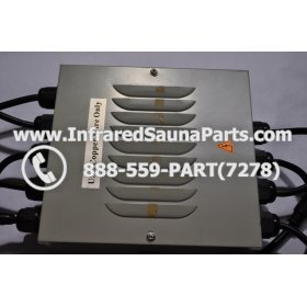 COMPLETE CONTROL POWER BOX 220V / 240V - COMPLETE CONTROL POWER BOX 220V / 240V FED INTL.INFRARED SAUNA WITH 8 HEATER PLUGS v1 6