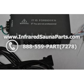 COMPLETE CONTROL POWER BOX 220V / 240V - COMPLETE CONTROL POWER BOX 220V / 240V SAUNAGEN INFRARED SAUNA  110V  120V WITH 7 CIRCUIT BOARD PINS  6 FEMALE PLUGS 2