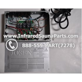 COMPLETE CONTROL POWER BOX 220V / 240V - COMPLETE CONTROL POWER BOX 220V / 240V JOSEN INFRARED SAUNA STYLE 3 15