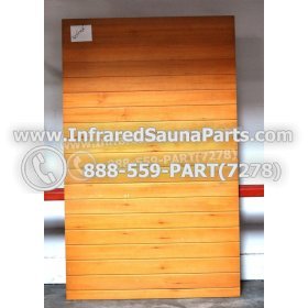 WOOD SAUNA WALLS - HEMLOCK WOOD SAUNA PANEL ( 72.5" x 44.8" ) 1