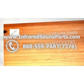 WOOD SAUNA WALLS - HEMLOCK WOOD SAUNA PANEL ( 71.2" x 56.6" ) L 5