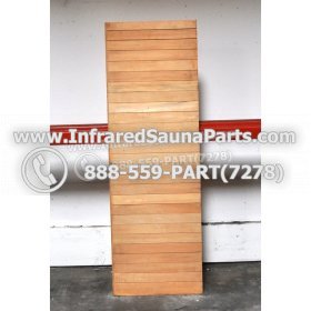 WOOD BENCHS + HEATERS - HEMLOCK WOOD BENCH ( 45.4" x 14.9" ) 1