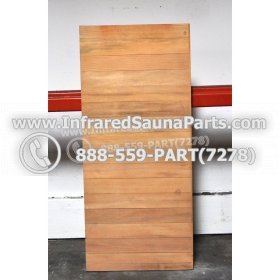 WOOD BENCHS + HEATERS - HEMLOCK WOOD BENCH ( 38.6" x 16.9" ) 1