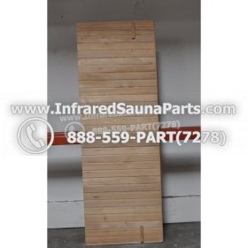 WOOD BENCHS + HEATERS - HEMLOCK WOOD BENCH ( 55.7" x 19.7" ) 4