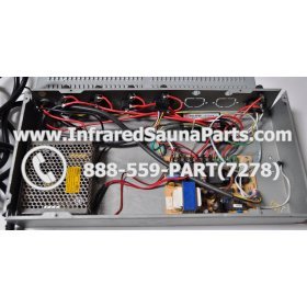 COMPLETE CONTROL POWER BOX 110V / 120V - COMPLETE CONTROL POWER BOX 110V / 120V IRONMAN INFRARED SAUNA STYLE 2 9