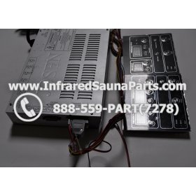 COMPLETE CONTROL POWER BOX WITH CONTROL PANEL - COMPLETE CONTROL POWER BOX JOSEN INFRARED SAUNA STYLE 3 WITH TWO CONTROL PANELS 2
