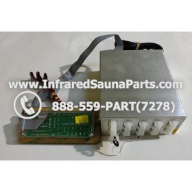 COMPLETE CONTROL POWER BOX WITH CONTROL PANEL - COMPLETE CONTROL POWER BOX EZE INFRARED SAUNA WITH CONTROL PANEL 10