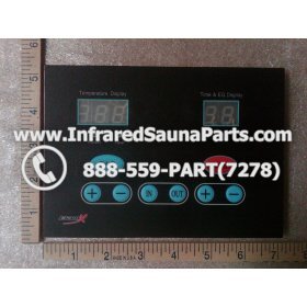 FACE PLATES - FACEPLATE FOR CIRCUIT BOARD SUNBRITE INFRARED SAUNA C15 9012 STYLE 9 7