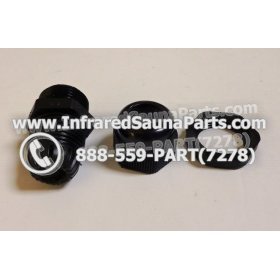 CORD END CONNECTORS - CORD END CONNECTORS P6135 BLACK STYLE 1 5