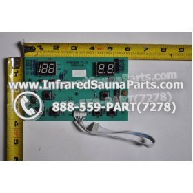 CIRCUIT BOARDS WITH  FACE PLATES - CIRCUIT BOARD WITH FACEPLATE HEALTHLAND INFRARED SAUNA NYSN3DB F1.3 WITH WIRE 5