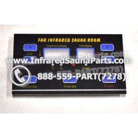 FACE PLATES - FACEPLATE FOR CIRCUIT BOARD SD INFRARED SAUNA  H 41196 1