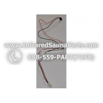 THERMOSTATS - THERMOSTAT - 2 PIN MALE TO FEMALE IN BLACK AND RED EXTENSION CORD 1