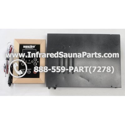 COMPLETE CONTROL POWER BOX WITH CONTROL PANEL - COMPLETE CONTROL POWER BOX HECHT INFRARED SAUNA WITH USB MP3 FM PLAYER ONE CONTROL PANEL 220V / 240V 1