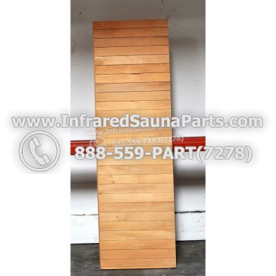 WOOD BENCHS + HEATERS - HEMLOCK WOOD BENCH ( 55.5" x 17" ) 1