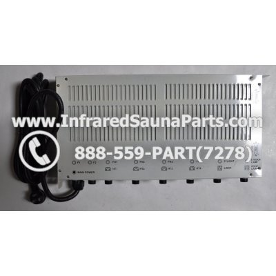 COMPLETE CONTROL POWER BOX 110V / 120V - COMPLETE CONTROL POWER BOX 110V / 120V KEYSBACKYARD INFRARED SAUNA STYLE 4 1