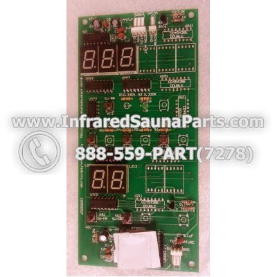 CIRCUIT BOARDS / TOUCH PADS - CIRCUIT BOARD  TOUCHPAD DELUXE INFRARED SAUNA  12092007 1